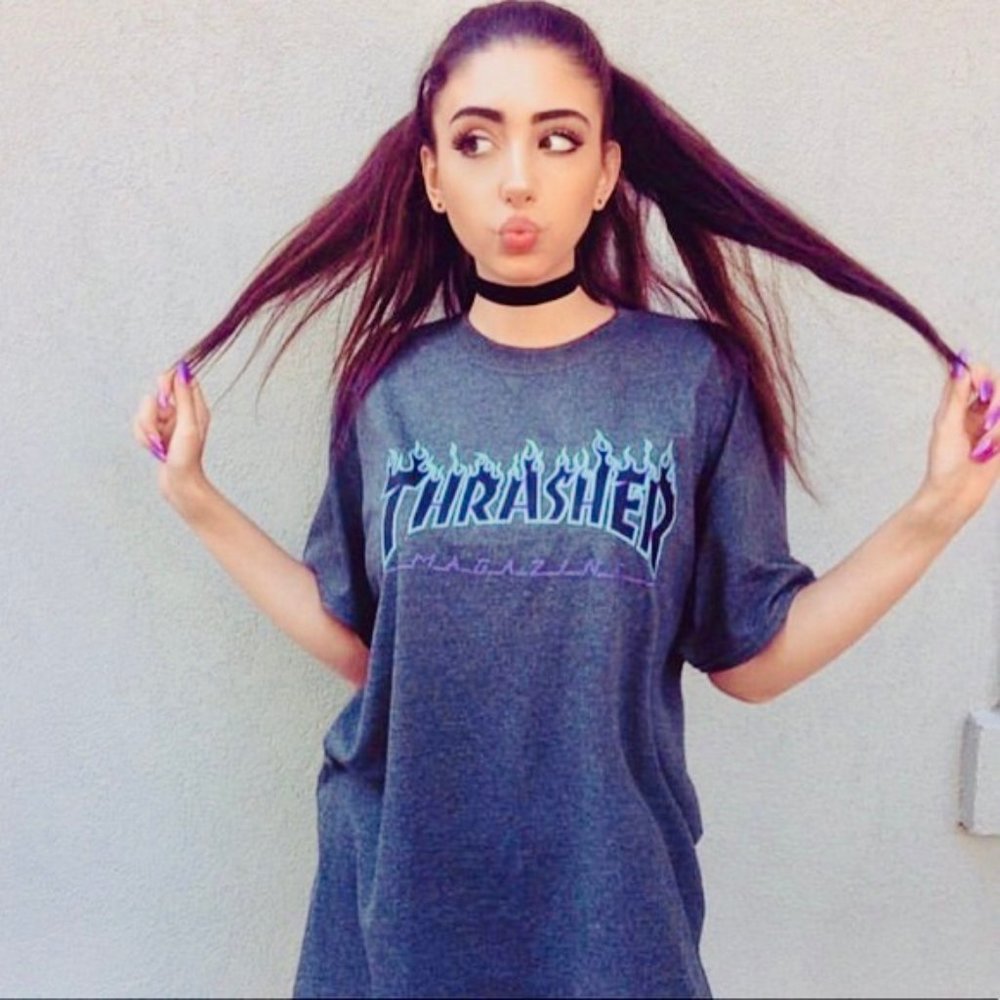 THRASHER  magazine logo tee  Size S
